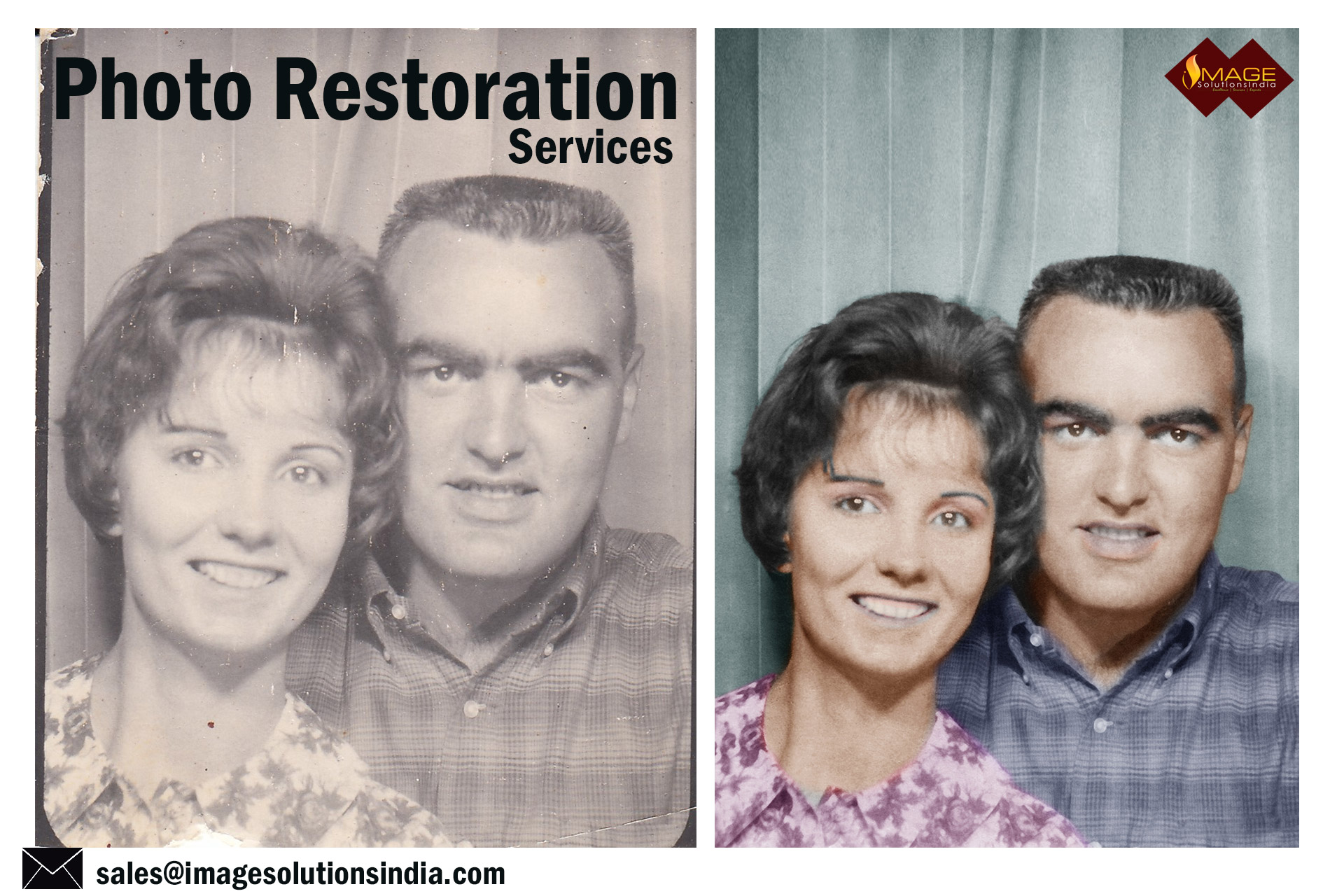 Photo Restoration Services to your old photos