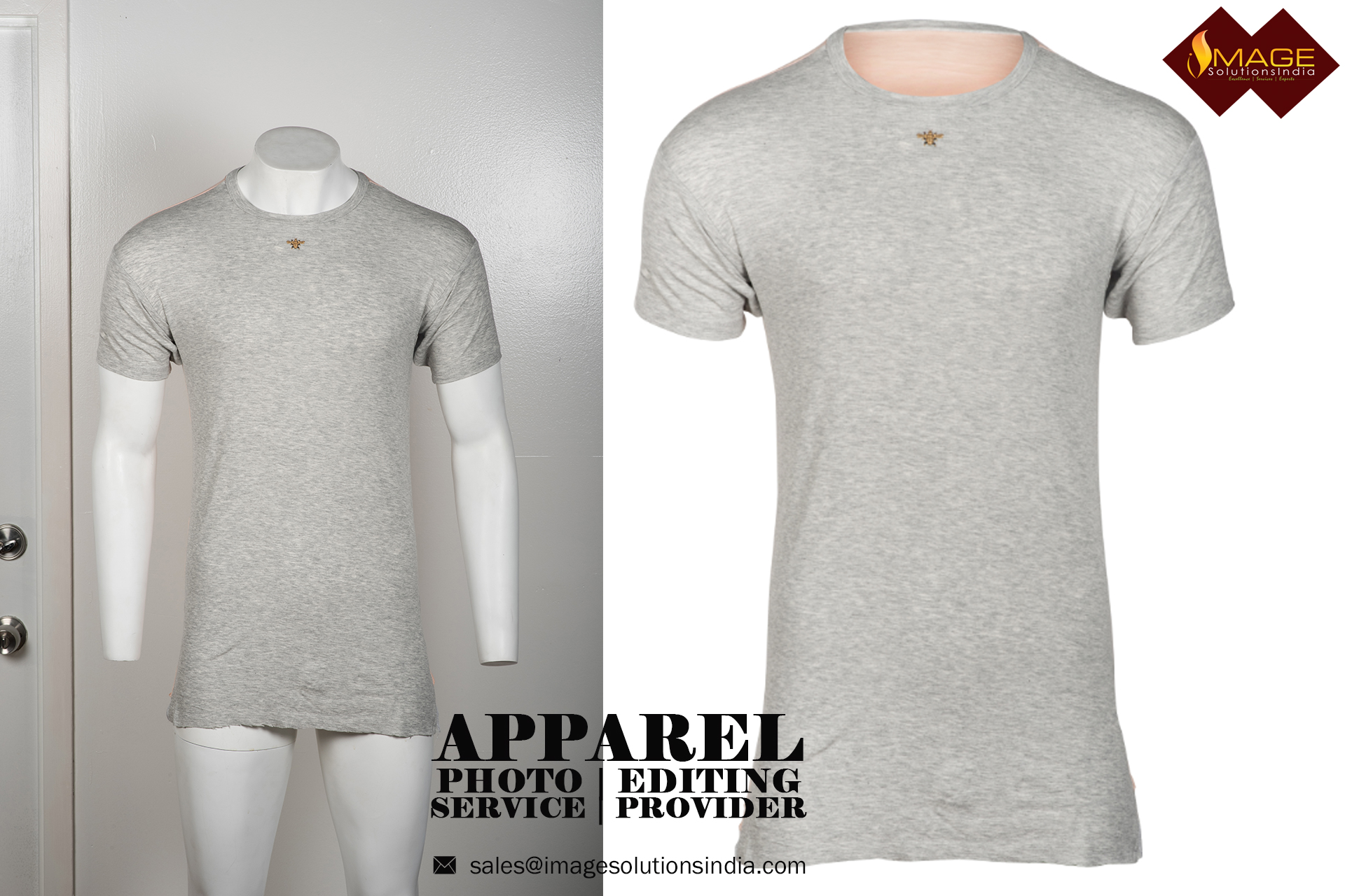 Apparel Photo Editing Services - Ghost Mannequin Editing Services for Apparel/Clothing Products