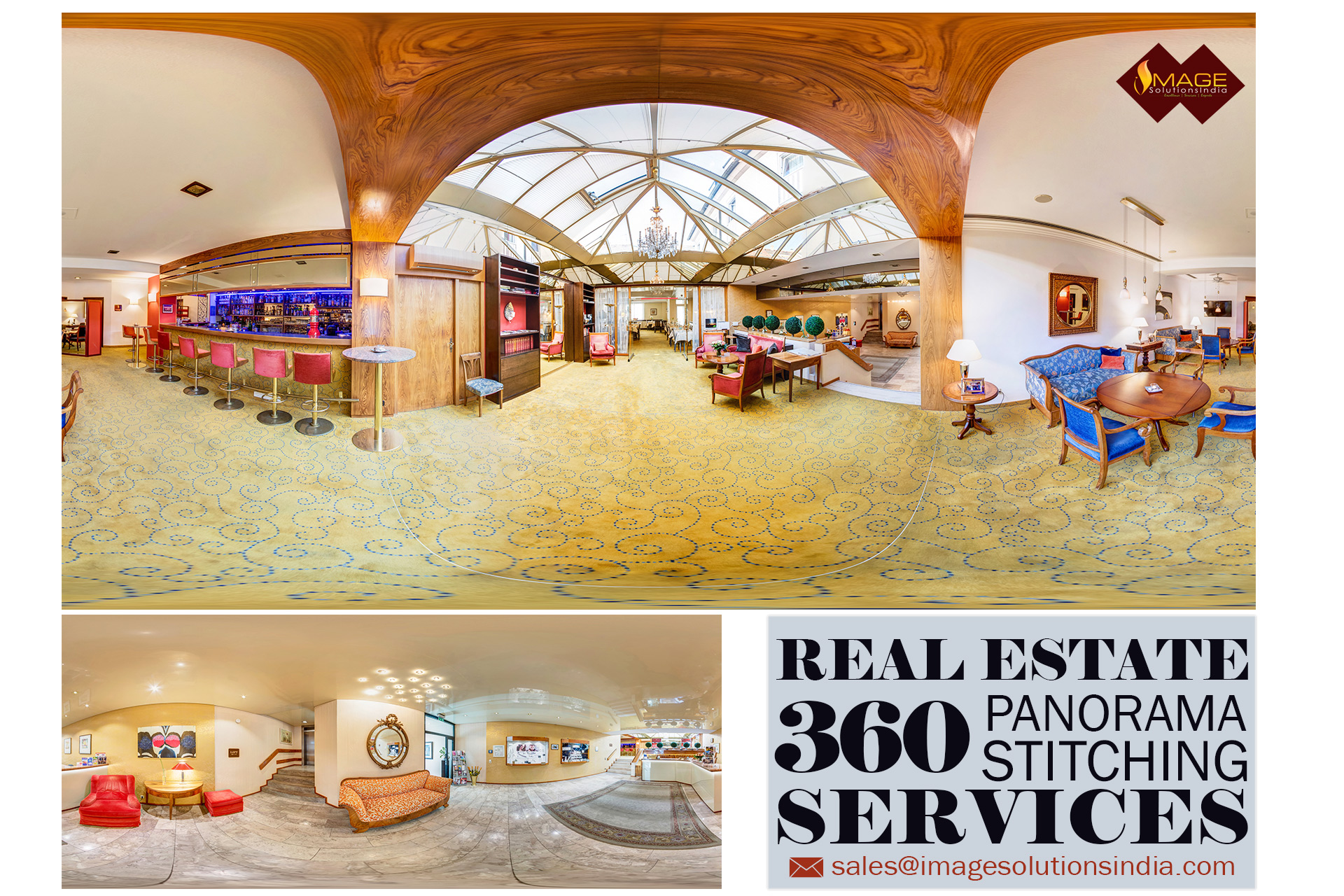 Real Estate Panorama Services | Architectural Panorama| Aerial Panorama Stitching Services