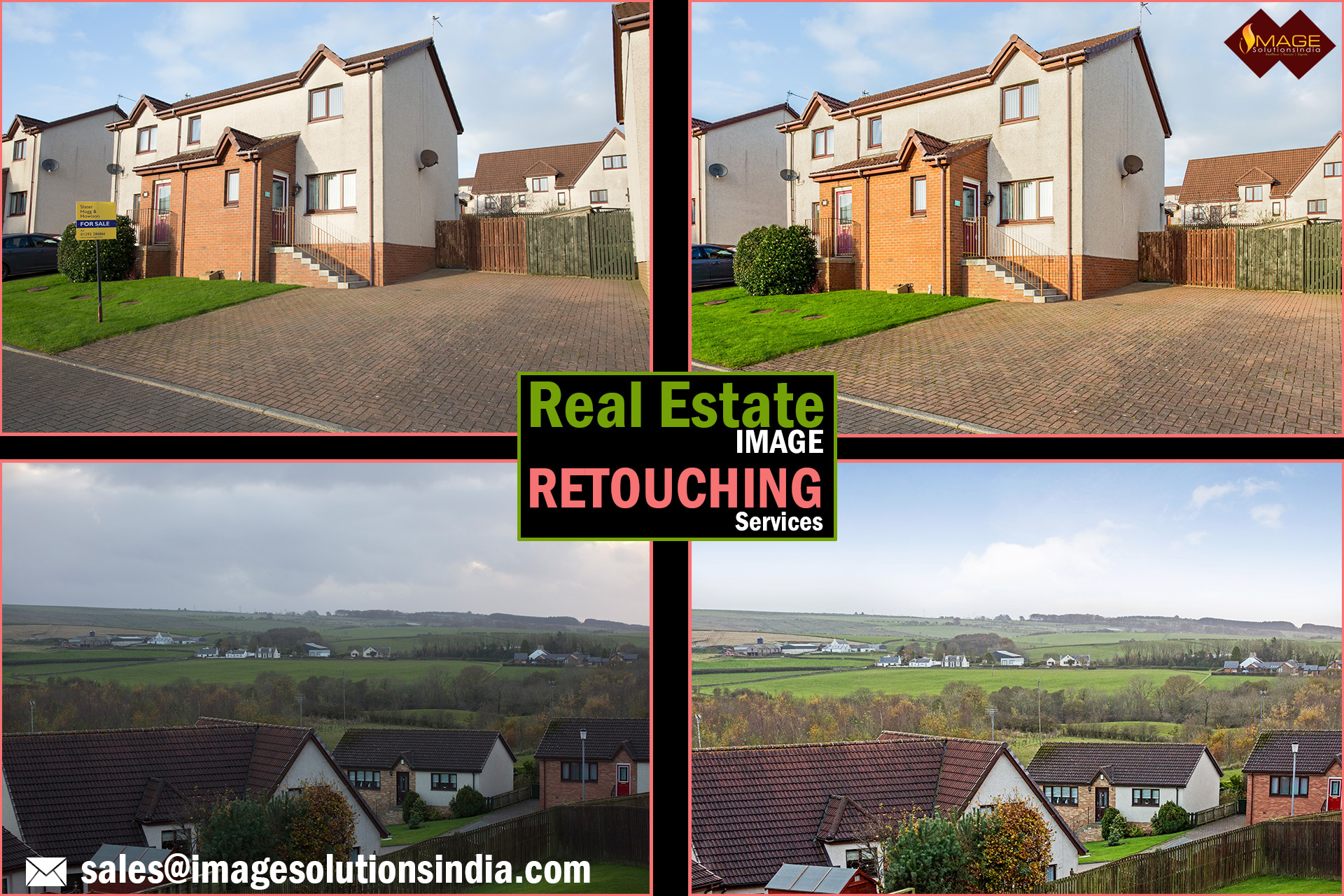 Real Estate Image Retouching Services | Property Photo Editing to UK, USA
