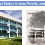 Pencil sketch drawing effects using Photoshop illustration services