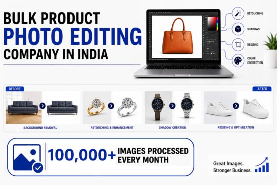 Bulk Product Photo Editing Company in India